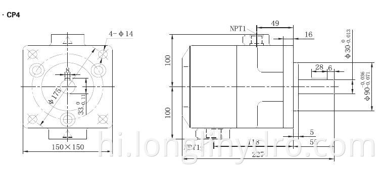 Low Pressure Hydraulic Vane Pump with Factory Price